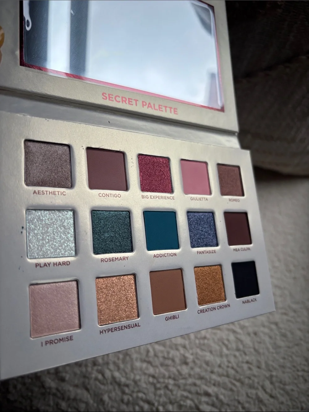 Nabla, Secret Palette Eyeshadow, NWT